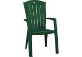 ALLIBERT SANTORINI Záhradná stolička, 61 x 65 x 99 cm, tmavo zelená 17180012