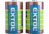 EXTOL ENERGY Alkalické batérie 1,5 D 2ks 42015