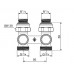HEIMEIER DX termostatická hlavica+pripojenie k radíatoru Vekotec 1 / 2 "priamy DXVTECP12