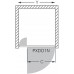 ROLTECHNIK Sprchové dvere jednokrídlové PXDO1N/1100 brillant/transparent 525-1100000-00-02