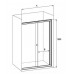 Anima Top Pre sprchové posuvné dvere, dvojdielne 100 cm, chróm / transparent