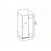 RAVAK Sprchové dvere s pevnou stenou GSDPS-110x80 R chróm Transparent 0BPD4A00Z1