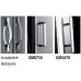 GELCO Sigma sprchové dvere dvojdielne posuvné 110, sklo BRICK SG3261