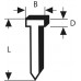 BOSCH Klinec, typ 47, 1,8 x 1,27 x 16 mm 1609200376