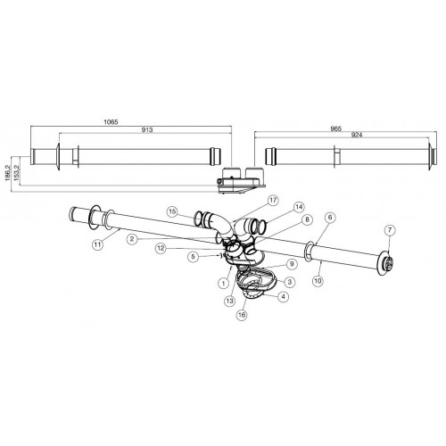 PROTHERM S2 zostava oddelená priemer 80 mm 0020056514