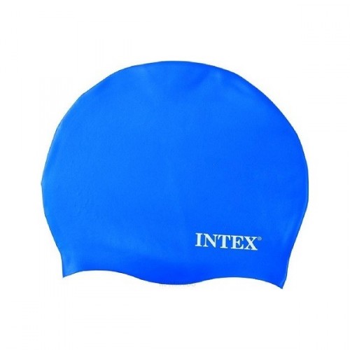 INTEX Kúpacia čiapka silikónová, modrá 00830016 INTEX Kúpacia čiapka silikónová, modrá 00830016