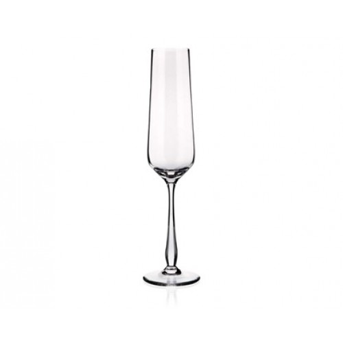 BANQUET Gourmet Crystal poháre na šampanské, 235 ml, 6 ks, 02B2G003235