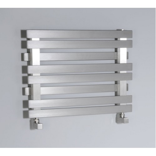 SAPHO Larisa 0311-01 Kúpeľňový radiátor 600x430mm, 210W, brúsená nerez
