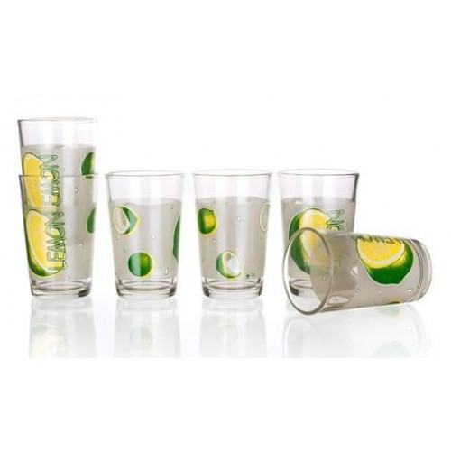 BANQUET LEMON Sada pohárov 230 ml, 6 ks, 04240100 BANQUET LEMON Sada pohárov 230 ml, 6 ks, 04240100