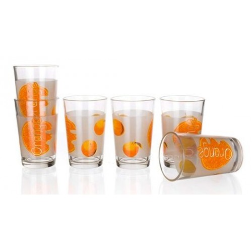 BANQUET ORANGE Sada pohárov 230 ml, 6 ks, 04240105 BANQUET ORANGE Sada pohárov 230 ml, 6 ks, 04240105