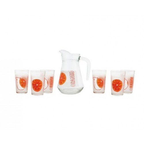 VETRO-PLUS Orange 7 dielny džbánový set 04D223803ORBT7 VETRO-PLUS Orange 7 dielny džbánový set 04D223803ORBT7