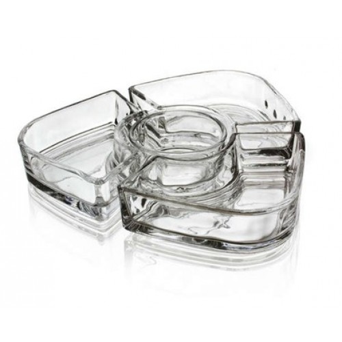 VETRO-PLUS Oxygon Glass line sada misiek rozmer 27x27x4,5cm 04PD411PD3046