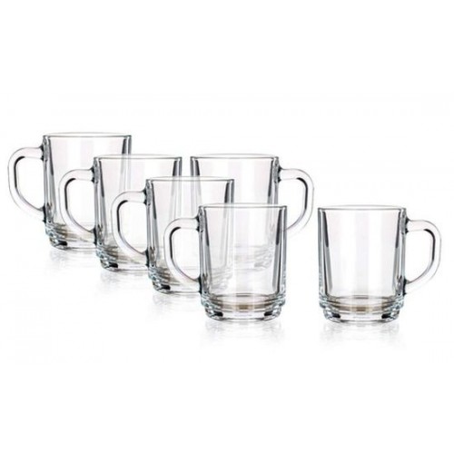BANQUET CENTA Sada sklenených hrnčekov 250 ml, 6 ks 05801000