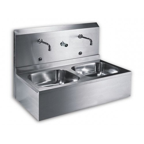 SANELA Nerezový dvojdrez SLUN 07ETB integr. senzor, termostat.ventil, batériové nap. 93074