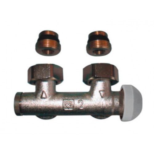 HERZ TS-3000 šróbenie s termostatickým ventilom M 30 x 1,5 rohové s prednastavením 1379991