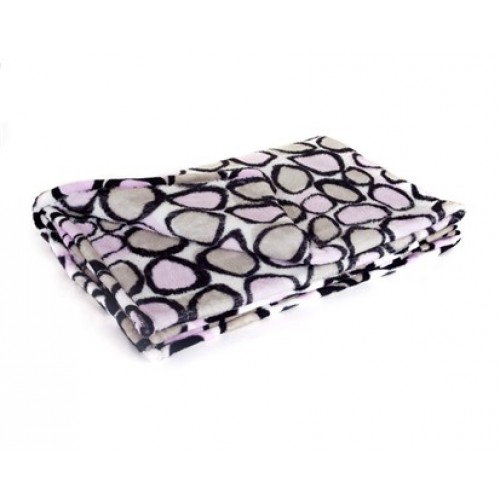 VETRO-PLUS Deka mikrovlákno Polly, 140x200cm, dekor Circles II 1011MP005