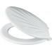 SAPHO 1016 MUŠĽA WC sedátko, Duroplast, biela