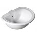 SAPHO RETRO 103101 keramické umývadlo 46x38cm, zapustené