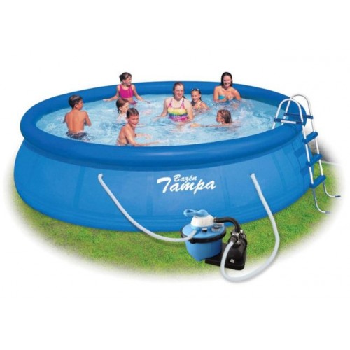 MARIMEX Bazén TAMPA 4,57 x 1,22 m KOMPLET s pieskovou filtráciou ProStar 4 10340036