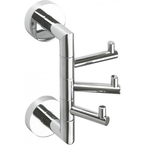 SAPHO OMEGA 104206072 trojháčik otočný, chróm SAPHO OMEGA 104206072 trojháčik otočný, chróm