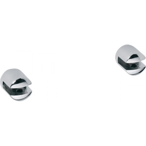 SAPHO OMEGA ECONOMY 104502112 pár malých držiakov poličky bez skla, chróm