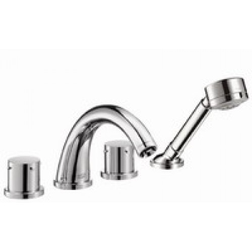 Hansgrohe AXOR STARCK štvorotvorová armatúra na vaňový sokel DN15, chróm 10451000