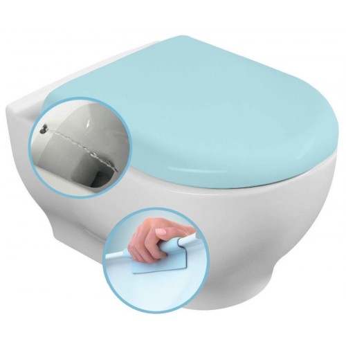 SAPHO GARCIA závesné WC rimless s bidetovú spŕškou, 10051