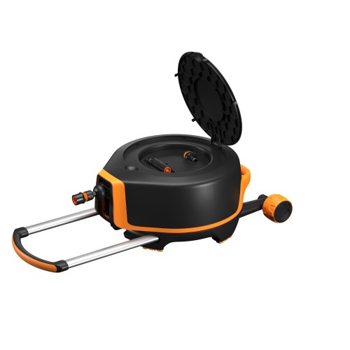 Fiskars Automatický bubon XL s kolieskami, 13 mm (1/2"), dosah 27 m 1067548