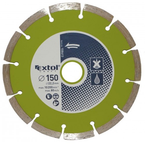 EXTOL CRAFT kotúč diamantový rezný 230 × 22,2 mm segmentový 108615