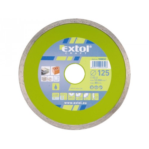 EXTOL CRAFT kotúč diamantový rezný 150x22, 2mm CELOOBVODOVÉ - mokré rezanie 108833 EXTOL CRAFT kotúč diamantový rezný 150x22, 2mm CELOOBVODOVÉ - mokré rezanie 108833