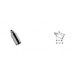 Hansgrohe AXOR STARCK Predĺženie výtoku 20 mm, chróm 10983000