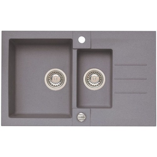 ALVEUS ROCK 70 kuchyský drez, 780x480 mm granital plus Steel 04 1107852