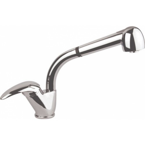 SAPHO KITCHEN 1112-713 Drezová batéria s výsuvnou spŕškou Axus
