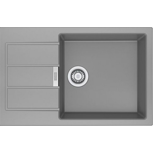 Franke Sirius SID 611-78/45 BB, 780x500 mm, Tectonitový drez, šedá 114.0504.184 Franke Sirius SID 611-78/45 BB, 780x500 mm, Tectonitový drez, šedá 114.0504.184