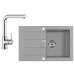 Franke SET T2 Tectonite drez SID611-78 Sivá + Kuchynská Batérie FN Chróm, 114.0508.062