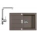Franke SET T2 Tectonite drez SID 611-78 Vulcan + Kuchynská Batérie FN Chróm, 114.0508.063