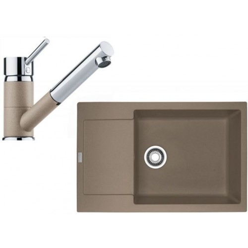 Franke SET G78 Granitový dřez MRG 611-78 BB Kašmír + Baterie FG 7486 Kašmír, 114.0510.392