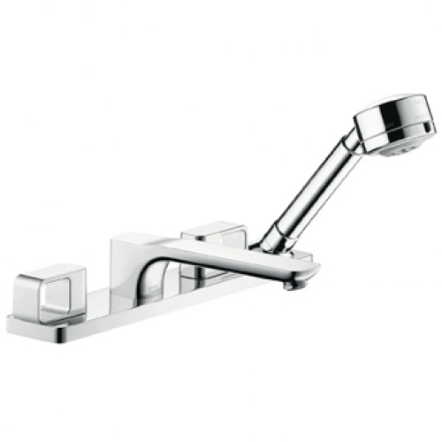 Hansgrohe Axor Urquiola štvorotvorová armatúra na vaňový sokel DN15, chróm 11445000