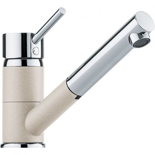 Franke FG 7486.082 Drezová batéria s vyťahovacou koncovkou, Chróm/Sahara 115.0297.491