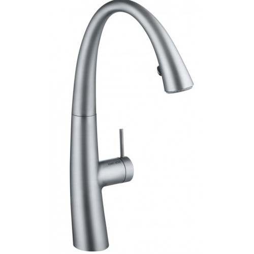 Franke KWC ZOE Drezová batéria so sprchou, Nerez 115.0308.235 Franke KWC ZOE Drezová batéria so sprchou, Nerez 115.0308.235