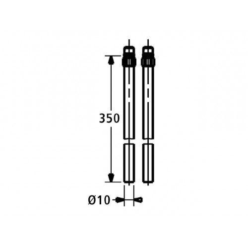 měděná připojovací trubka M10x1x350mm 59912550 měděná připojovací trubka M10x1x350mm 59912550
