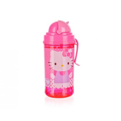 BANQUET Fľaša so slamkou 350ml, Hello Kitty 1222HK37322 BANQUET Fľaša so slamkou 350ml, Hello Kitty 1222HK37322