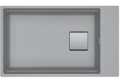 Franke Kubus 2 KNG 110-62, 760x460 mm, fragranitový drez, Sivý kameň 125.0512.518