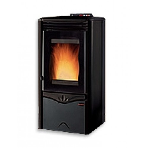 NORDICA Duchessa Steel čierná 9 kW, krbové kachle