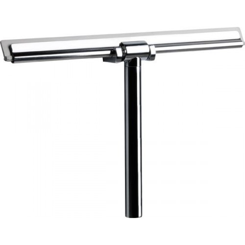 POLYSAN Stierka na sklo s uchytením na stenu, mosadz-chróm