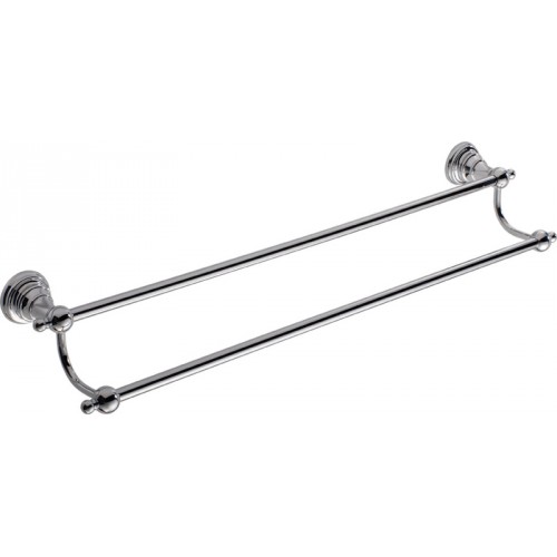 SAPHO DIAMOND dvojitý držiak uterákov, chróm 1317-11