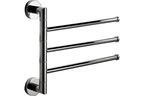 SAPHO CIRCLE 1320-22 Otočný držiak na uteráky trojitý 350mm, chróm SAPHO CIRCLE 1320-22 Otočný držiak na uteráky trojitý 350mm, chróm