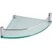 SAPHO CIRCLE 1320-56 Rohová polička 250x250mm, chróm