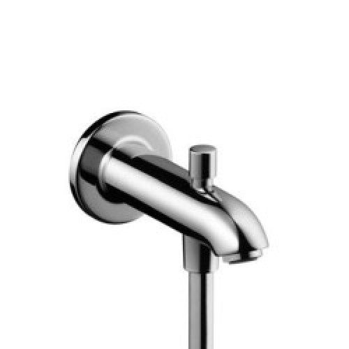 Hansgrohe Vaňový výtok E / S 152 mm s prepínačom, chróm 13423000