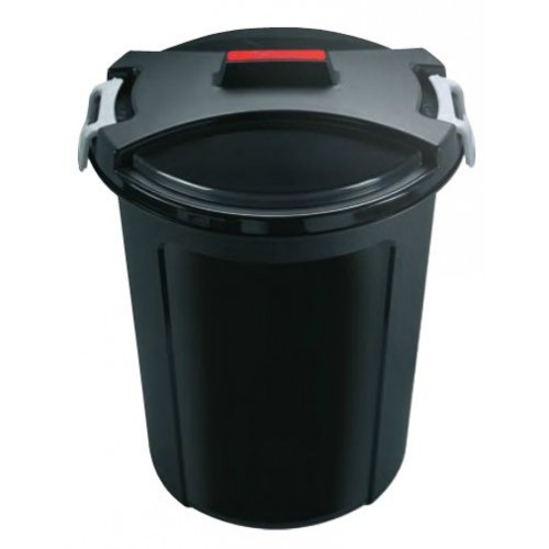 HEIDRUN Odpadkový kôš, popolnice 46 l, čierna 1463